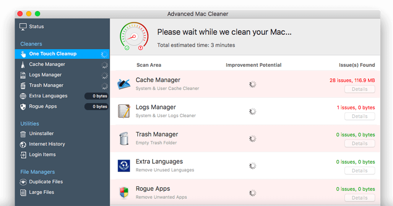 Please Download Advanced Mac Cleaber